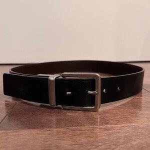 Calvin Klein Jeans Reversible Leather Belt – Black/Brown – Size 34